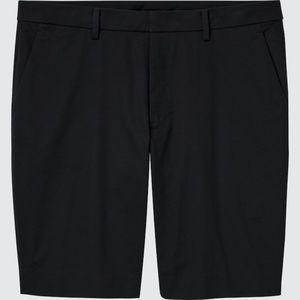 Black Uniqlo Stretch Slim Fit Shorts - Large Waist 33-36inch